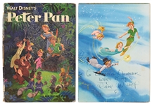 Walt Disney Signed Peter Pan Book -- With Phil Sears COA
