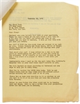 Letters to James Dean & Jane Deacy from Dick Clayton, with Mention of Both EAST OF EDEN & REBEL and Reference to Giant -- …if he was going to turn down REBEL without seeing script…