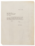 Letter from Jane Deacys Office to James Dean from 1955