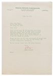 Letter from Dick Clayton to Jane Deacy Regarding Shooting Delays for GIANT -- ...Jimmy Dean will be tied up on GIANT until at least September 15. They are now about fifteen days behind...