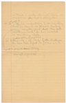 Jane Deacy's Extensive Handwritten Notes Regarding Her Renegotiated Deal with Warner Bros. for James Dean's Contract -- From April-May 1955 After Dean's Breakout Stardom in ''East of Eden''