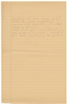 Jane Deacy's Extensive Handwritten Notes Regarding Her Renegotiated Deal with Warner Bros. for James Dean's Contract -- From April-May 1955 After Dean's Breakout Stardom in ''East of Eden''