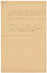 Jane Deacy's Extensive Handwritten Notes Regarding Her Renegotiated Deal with Warner Bros. for James Dean's Contract -- From April-May 1955 After Dean's Breakout Stardom in ''East of Eden''