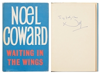 Noel Coward Signed First Edition of Waiting in the Wings, Inscribed To My Darling Chums -- From the Collection of David Niven