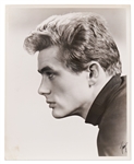 Silver Gelatin 8 x 10 Headshot Photo of James Dean Taken by Talbot Studios