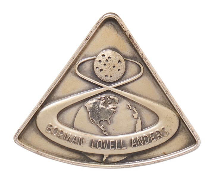 Apollo 8 Flown Robbins Medallion -- From the Personal Collection of Astronaut Story Musgrave and With His LOA