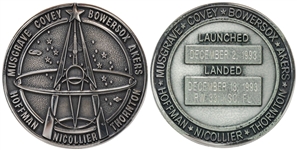 Flown Robbins Medallion from STS-61 Space Shuttle Endeavour -- From the Personal Collection of STS-61 Astronaut Story Musgrave and With His LOA