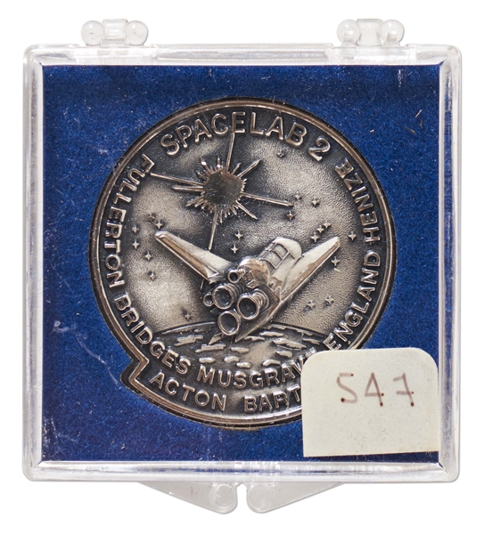 Flown Robbins Medallion from STS-51F Space Shuttle Challenger -- From the Personal Collection of STS-51F Astronaut Story Musgrave and With His LOA