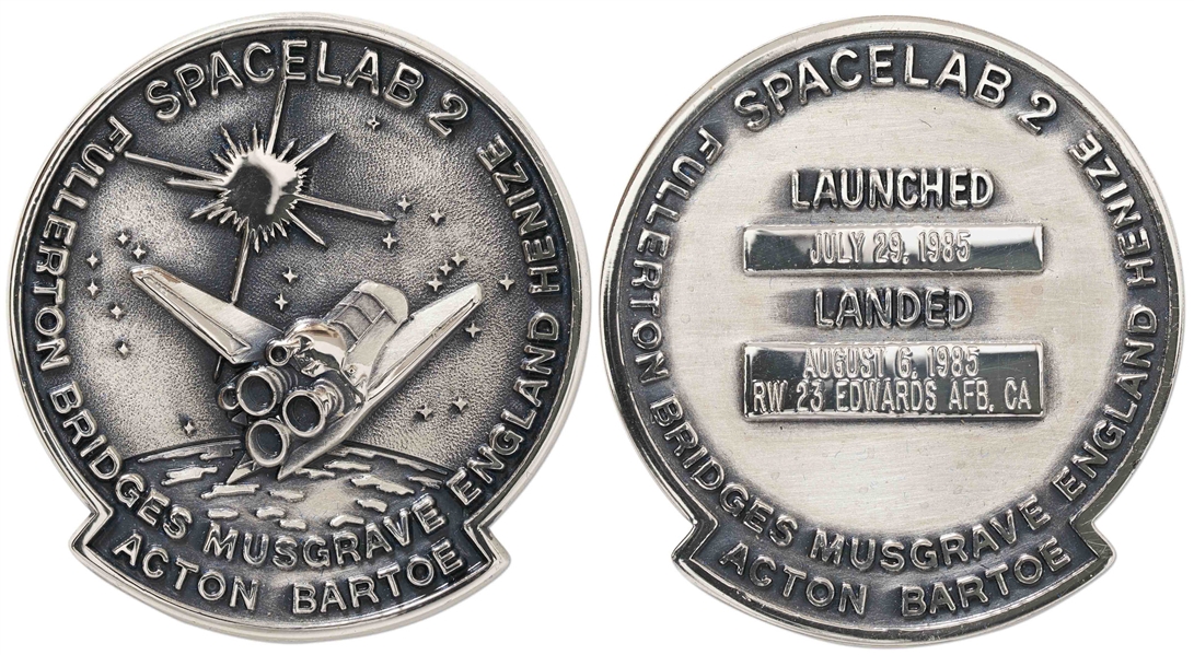 STS-51F Space Shuttle Challenger Robbins Medallion -- From the Personal Collection of STS-51F Astronaut Story Musgrave and With His LOA