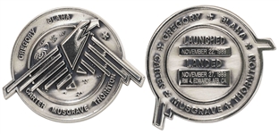 Robbins Medallion from STS-33, One of the Space Shuttles to Perform a Mission for the U.S. Department of Defense -- From the Personal Collection of STS-33 Astronaut Story Musgrave and With His LOA