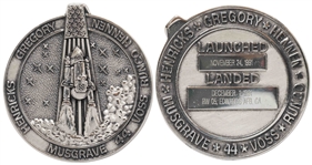 Robbins Medallion from STS-44, One of the Space Shuttles Deployed on Behalf of the U.S. Department of Defense -- From the Personal Collection of STS-44 Astronaut Story Musgrave and With His LOA