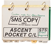 Story Musgraves Personal Copy of the Ascent Pocket C/L for STS-51F Space Shuttle Challenger -- Possibly Space Flown