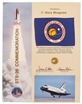 NASA Flag Flown Aboard STS-26, the Return to Flight Mission After the Challenger Disaster -- From Story Musgraves Personal Collection and With His LOA
