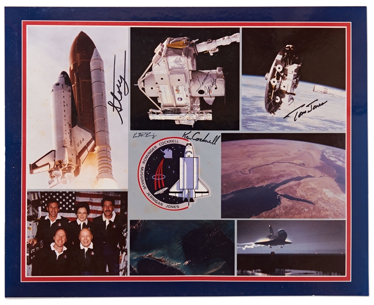 Lot of 20 STS-80 Crew-Signed Photos from Story Musgrave's Collection -- Each Photo Measures 20'' x 16''