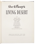 Walt Disney Signed Illustrated Copy of ''Living Desert'' -- Without Inscription -- With Phil Sears COA