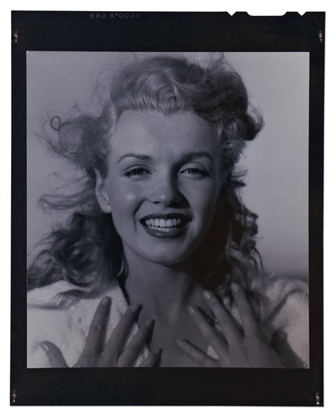 Marilyn Monroe Transparent Reversal Film from the Tobay Beach Session by Andre de Dienes
