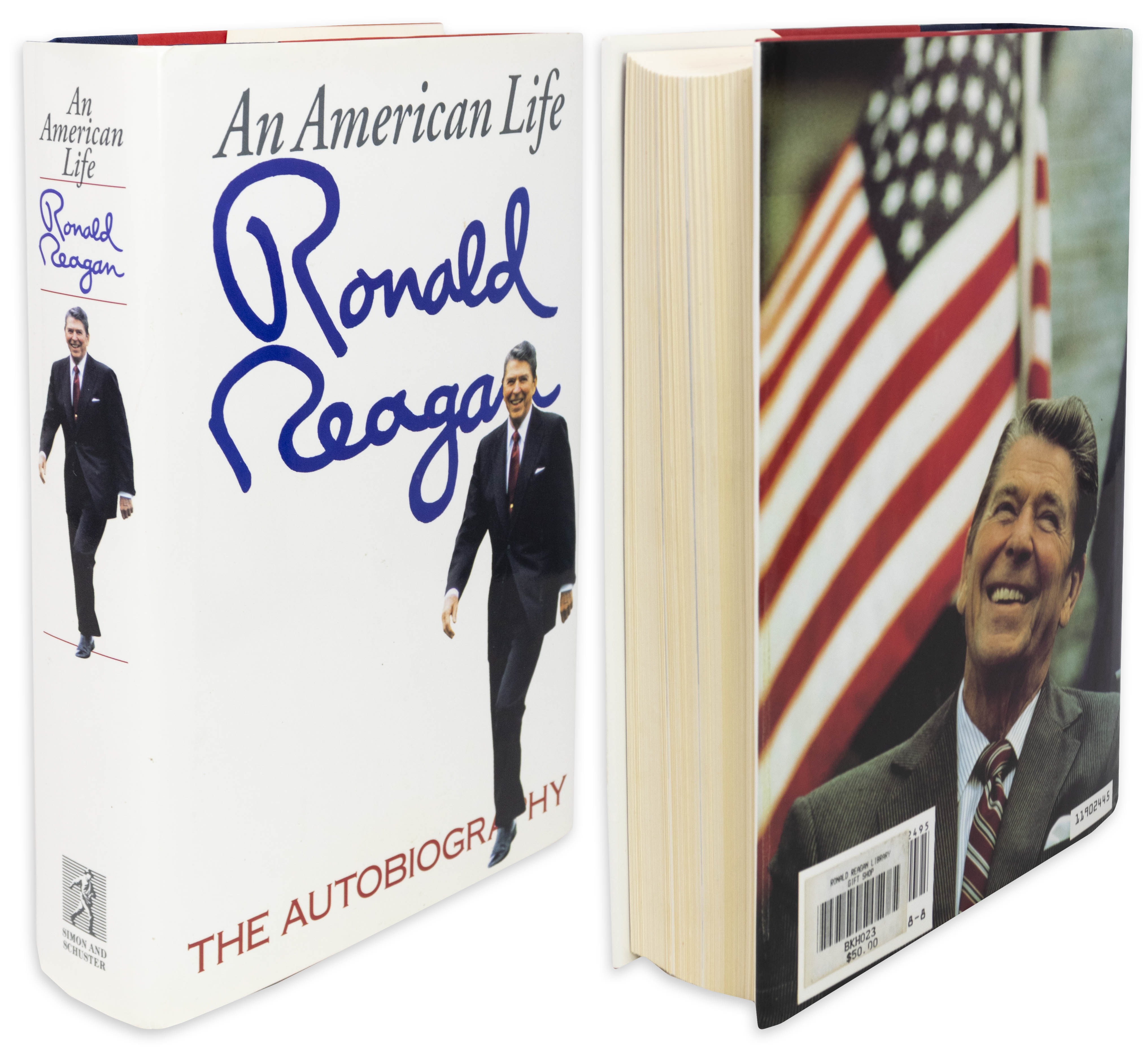 Lot Detail - Ronald Reagan Signed First Edition of His Autobiography ...