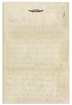 WWII Hero Rene Gagnon Autograph Letter Signed -- ''...only a couple of weeks away from furlough time, gee it will be good to see you and the old town again...''
