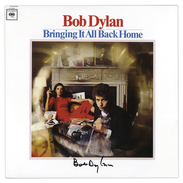 Bob Dylan Signed Album ''Bringing It All Back Home'' -- With a COA From Jeff Rosen