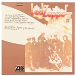 David Juniper Signed Led Zeppelin II Album -- ...on spec, I mocked up a fold-out design for the second album and took it to Led Zeppelins manager...