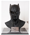 Ben Affleck Signed Batman Cowl Display