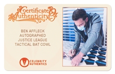 Ben Affleck Signed ''Batman'' Cowl Display