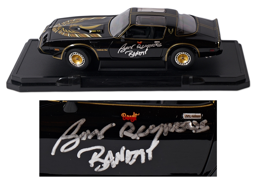 Burt Reynolds Signed Trans Am Model Car From ''Smokey and the Bandit''