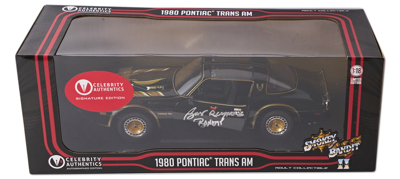 Burt Reynolds Signed Trans Am Model Car From ''Smokey and the Bandit''