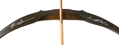 Orlando Bloom Signed Longbow, His Weapon From ''The Hobbit''