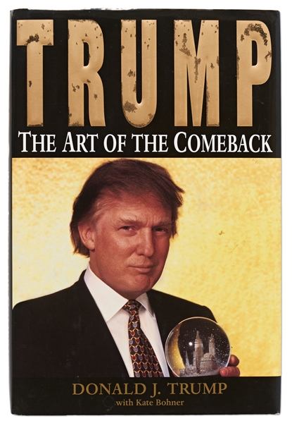 Donald Trump Signed First Edition of ''The Art of the Comeback'' -- With PSA/DNA COA