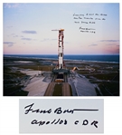 Frank Borman Signed 20 x 16 Photo of the Apollo 8 Launch