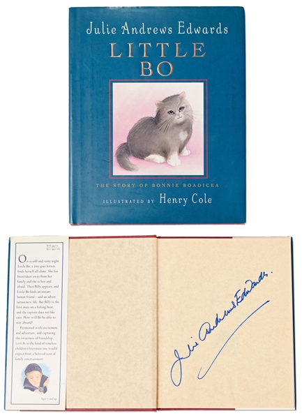 Julie Andrews Signed Children's Book ''Little Bo''