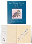 Julie Andrews Signed Childrens Book Little Bo