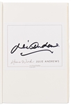Julie Andrews Signed First Edition of Her Memoir ''Home Work''