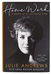 Julie Andrews Signed First Edition of Her Memoir ''Home Work''