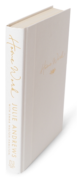 Julie Andrews Signed First Edition of Her Memoir ''Home Work''