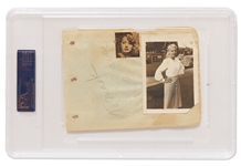 Donna Reed Signature -- Encapsulated by PSA/DNA