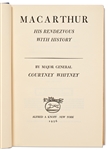 Douglas MacArthur Signed Copy of His Biography ''MacArthur His Rendezvous with History'' -- With PSA/DNA COA