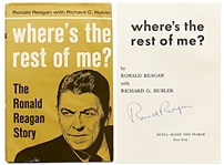 Ronald Reagan Signed Autobiography Wheres The Rest of Me? -- Without Inscription -- With PSA/DNA COA
