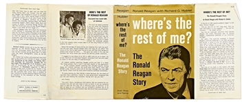 Ronald Reagan Signed Autobiography ''Where's The Rest of Me?'' -- Without Inscription -- With PSA/DNA COA