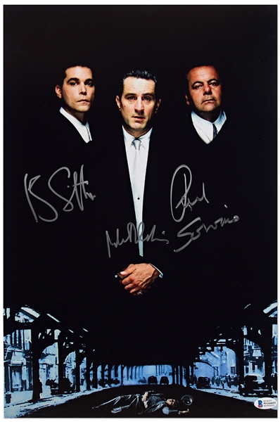 Goodfellas Cast-Signed 12 x 18 Photo -- With Beckett COA