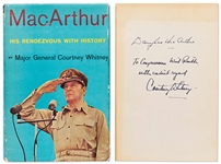 Douglas MacArthur Signed First Edition of His Biography MacArthur His Rendezvous with History