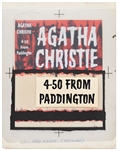 Original First Edition Artwork for the Agatha Christie Crime Novel ''4-50 From Paddington''