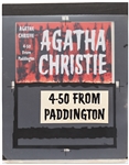Original First Edition Artwork for the Agatha Christie Crime Novel ''4-50 From Paddington''