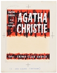 Original First Edition Artwork for the Agatha Christie Crime Novel ''4-50 From Paddington''