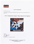 'Straight Outta Compton'' LP Record Album Signed by the Photographer of the Iconic Photo with Essay on That Shot -- ''The revolver...was real''