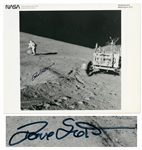 Dave Scott Signed Apollo 15 NASA Photo