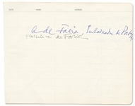 Signature of Alec Guinness from 1975 -- With PSA/DNA COA