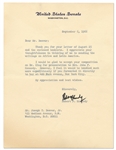 Robert F. Kennedy Letter Signed as U.S. Senator -- RFK Writes to One of the First Black Men to Serve in the U.S. Marines -- With University Archives COA