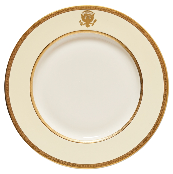 Woodrow Wilson White House Dinner Plate China from the Lenox Exhibit Collection